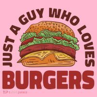 Just A Guy Who Loves Burgers Coaster thumb 2