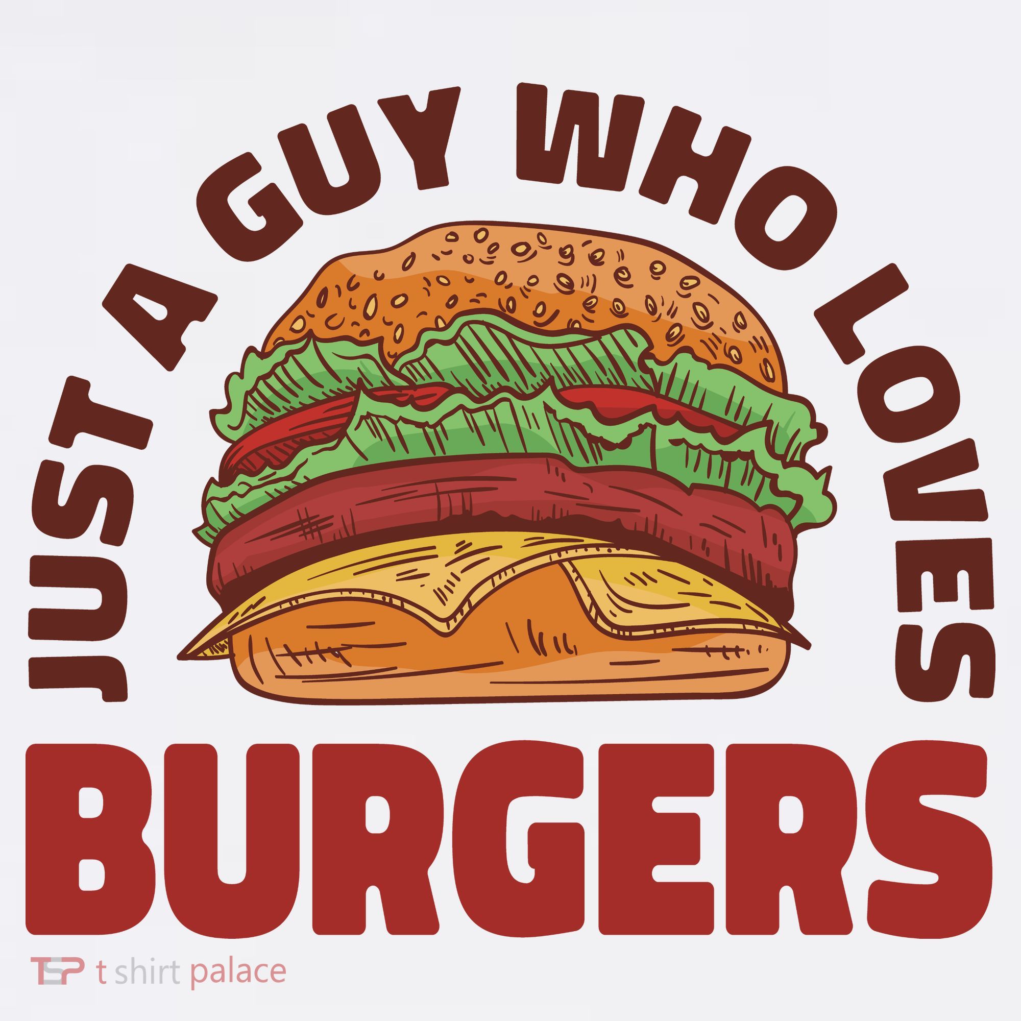Just A Guy Who Loves Burgers Women's Tank Top