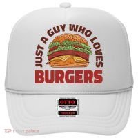 Just A Guy Who Loves Burgers Hat thumb 0
