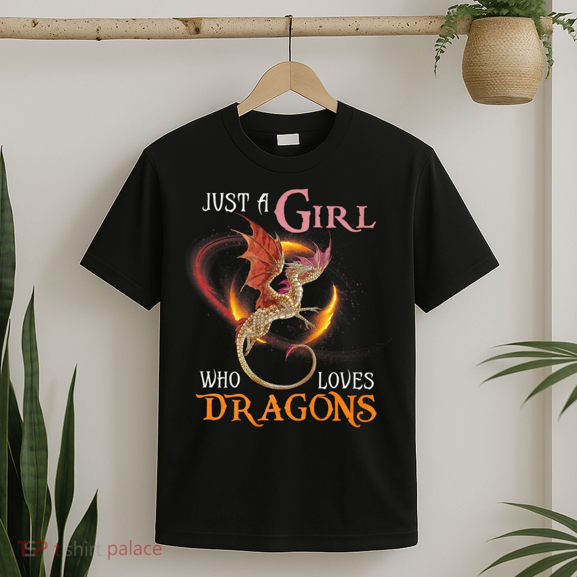 Just A Girl Who Loves Dragons T-Shirt