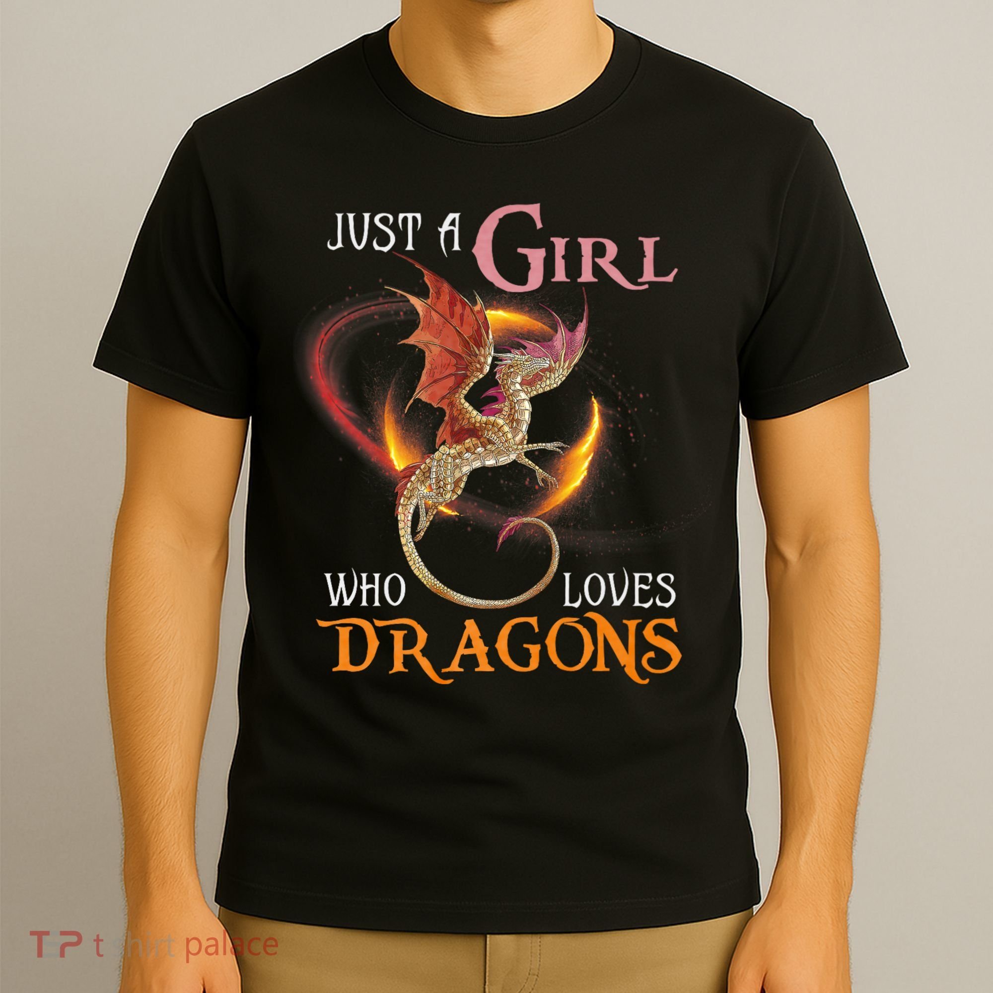 Just A Girl Who Loves Dragons T-Shirt
