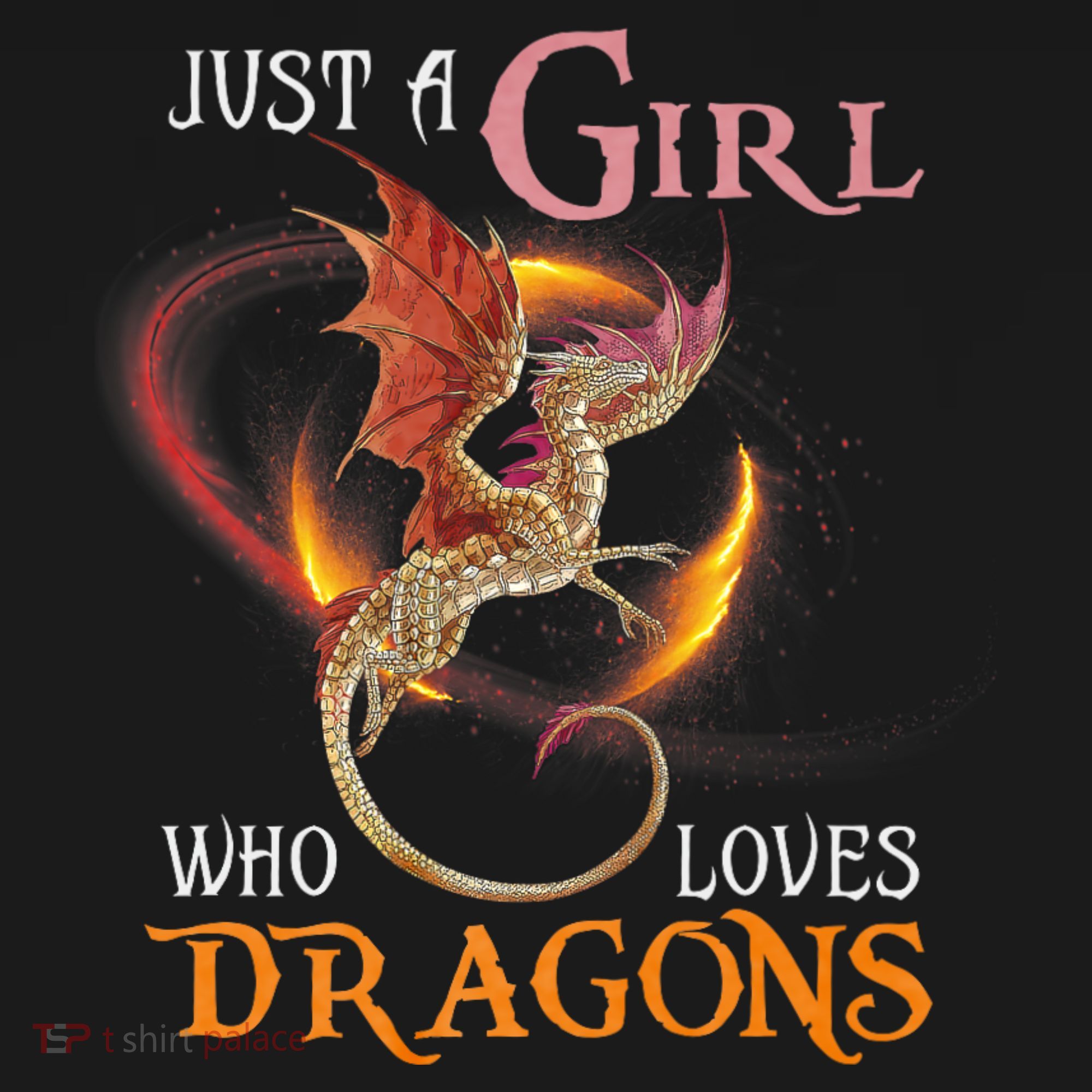Just A Girl Who Loves Dragons T-Shirt