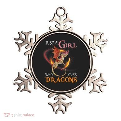 Just A Girl Who Loves Dragons Ornament