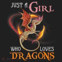 Just A Girl Who Loves Dragons Hat thumb 2