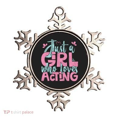 Just A Girl Who Loves Acting Gift Ornament