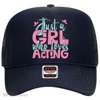 Just A Girl Who Loves Acting Gift Hat thumb 0