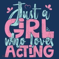 Just A Girl Who Loves Acting Gift Hat thumb 2