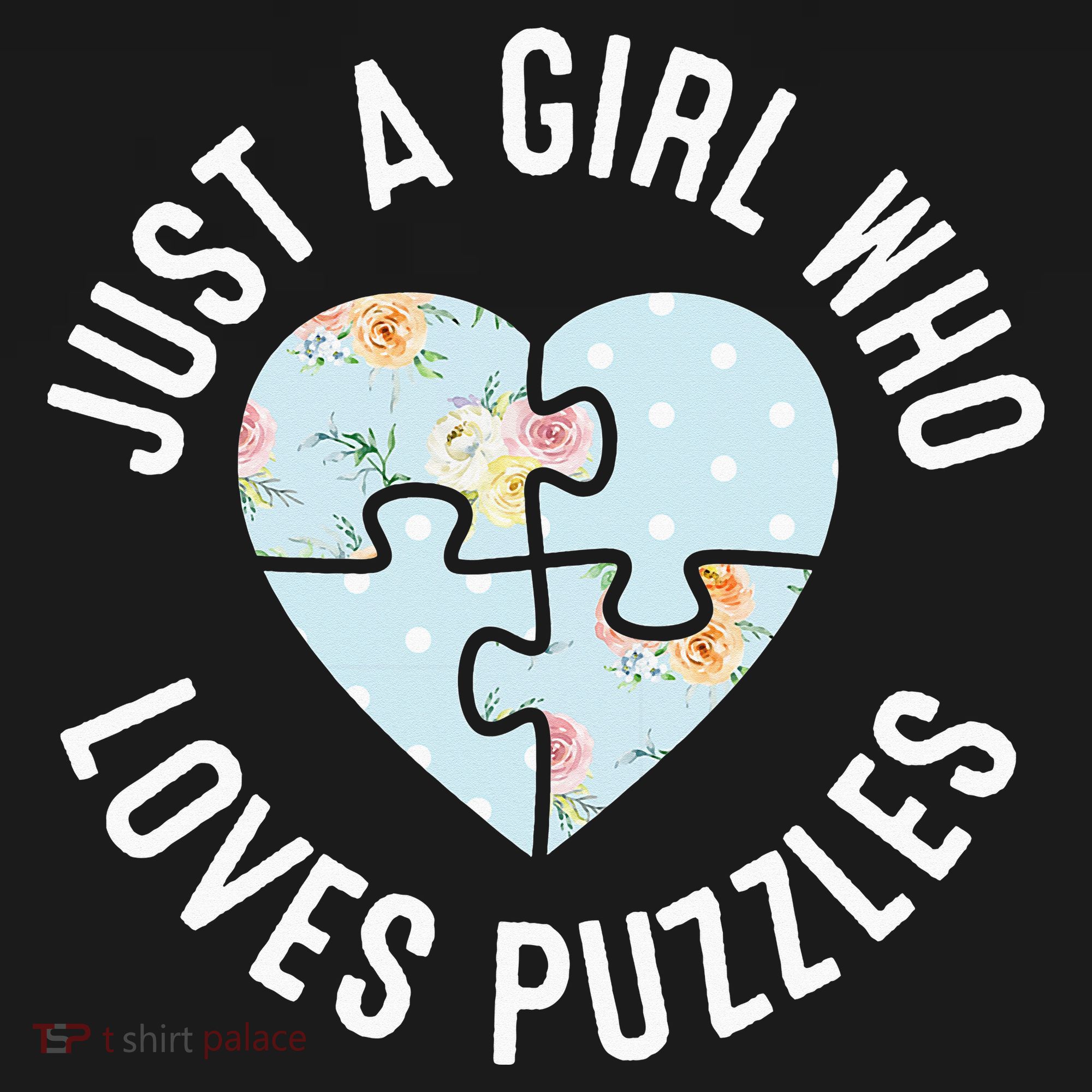 Just A Girl Who Loves Puzzles Jigsaw Puzzle Women's Hoodie