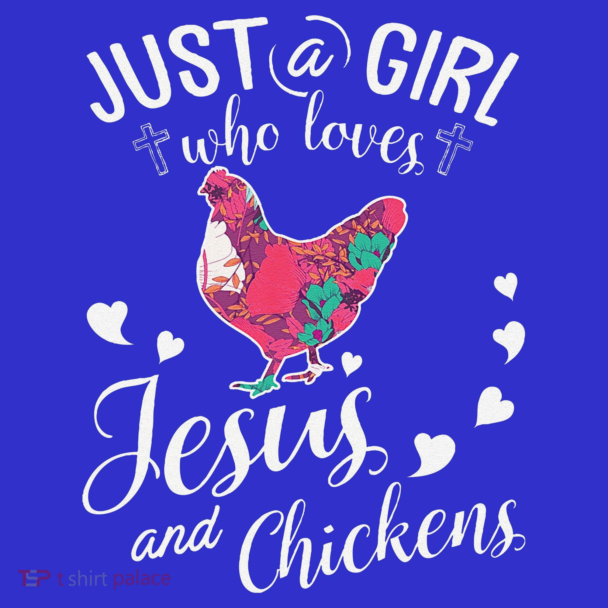 Just A Girl Who Loves Jesus And Chickens Farmer Lover Women's Tank Top