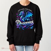 Just A Girl Who Loves Dragons Women's Sweatshirt thumb 0