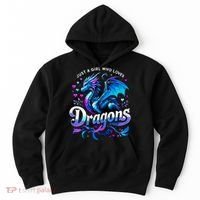 Just A Girl Who Loves Dragons Hoodie thumb 0