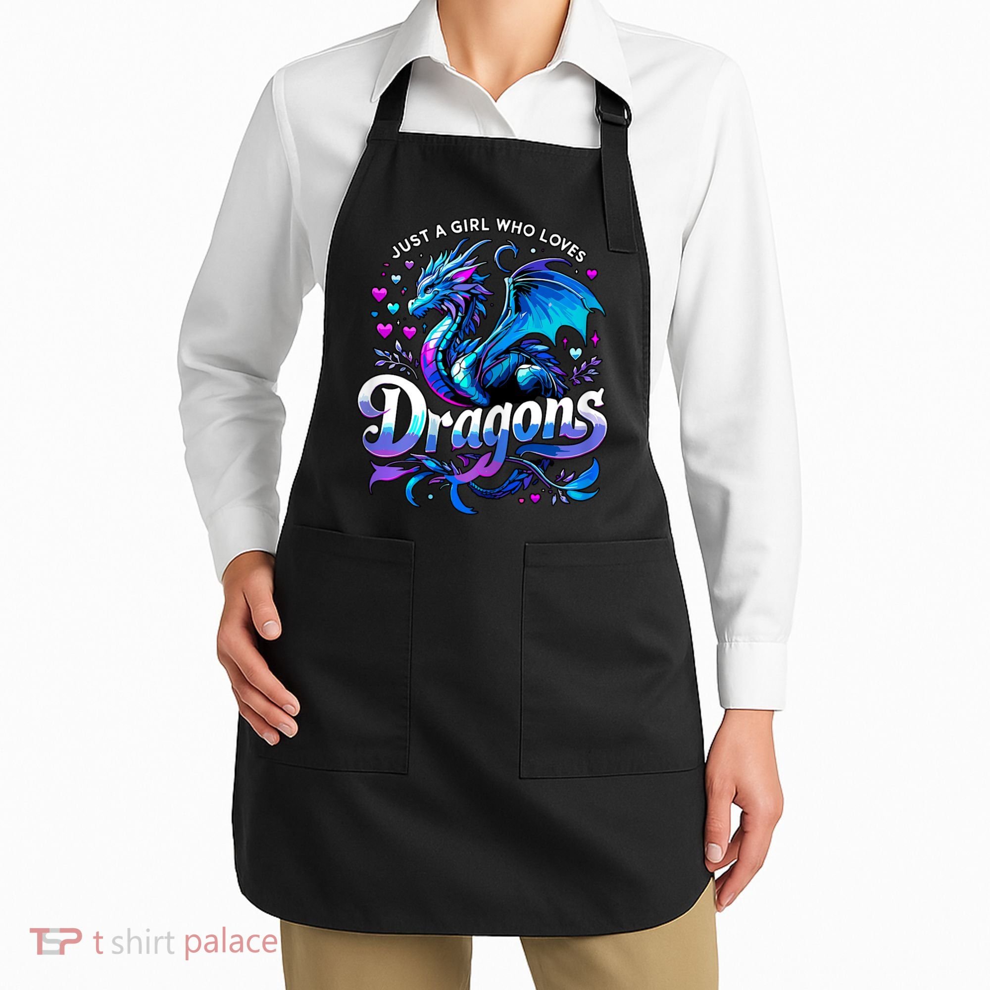 Just A Girl Who Loves Dragons Apron