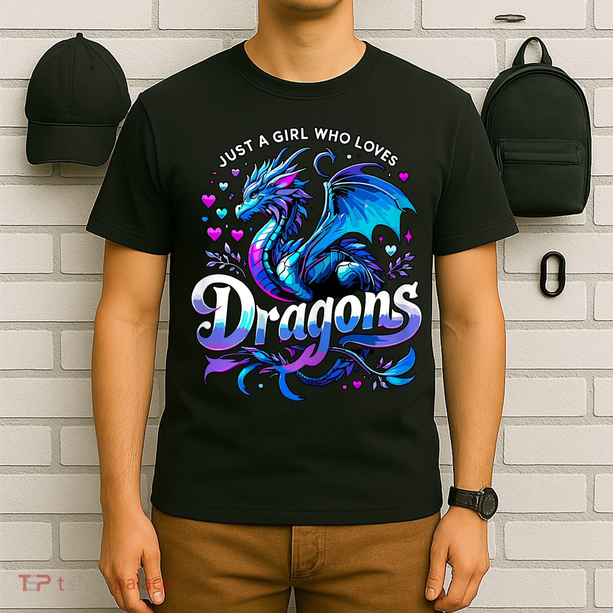 Just A Girl Who Loves Dragons T-Shirt