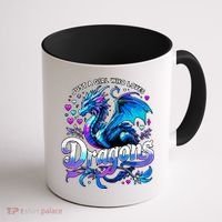 Just A Girl Who Loves Dragons Coffee Mug thumb 1