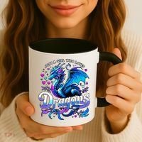 Just A Girl Who Loves Dragons Coffee Mug thumb 3