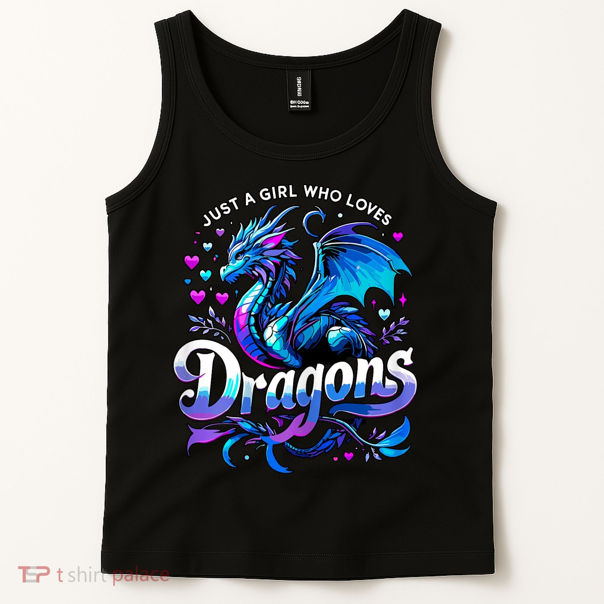 Just A Girl Who Loves Dragons Tank Top