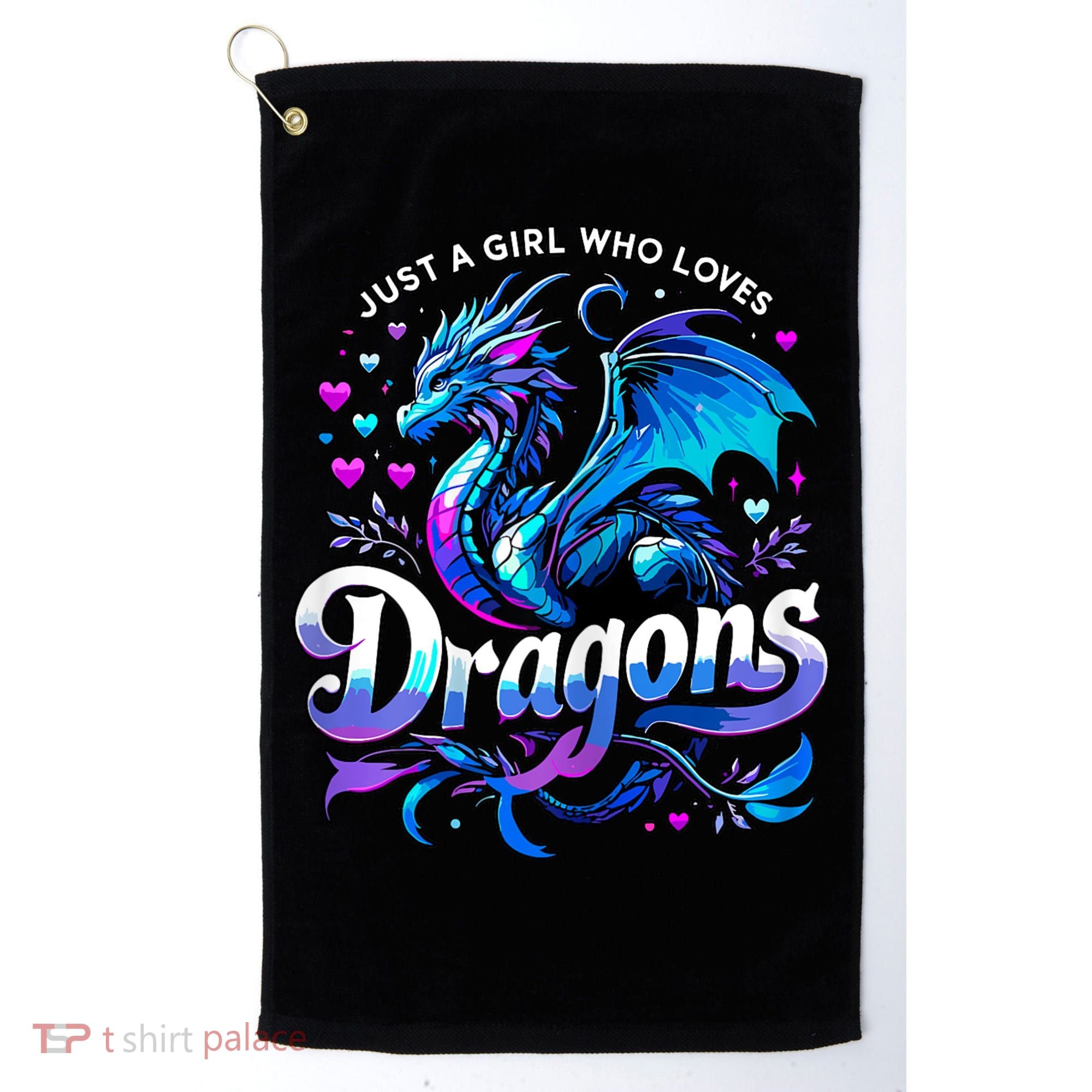 Just A Girl Who Loves Dragons Golf Towel