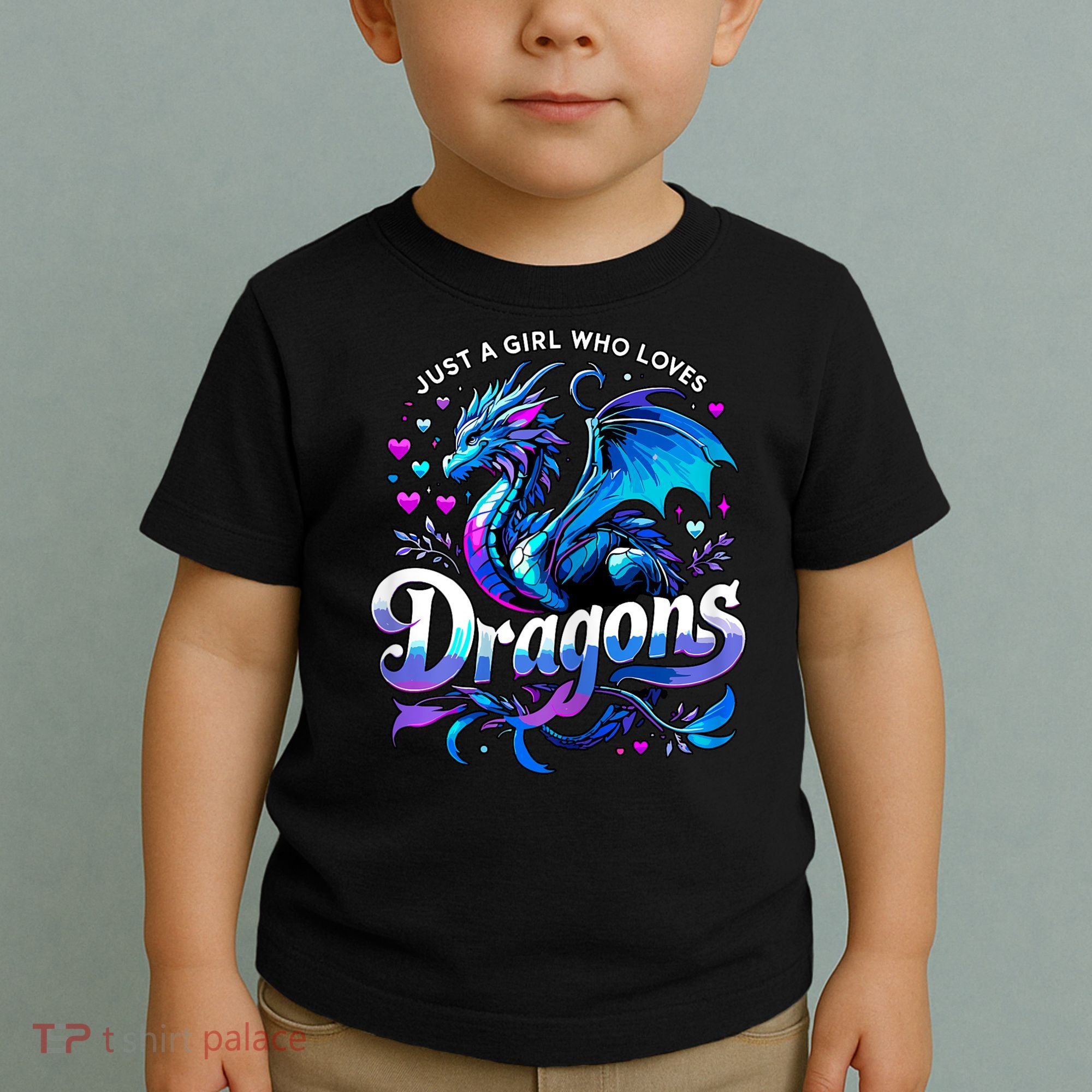 Just A Girl Who Loves Dragons Toddler T-Shirt