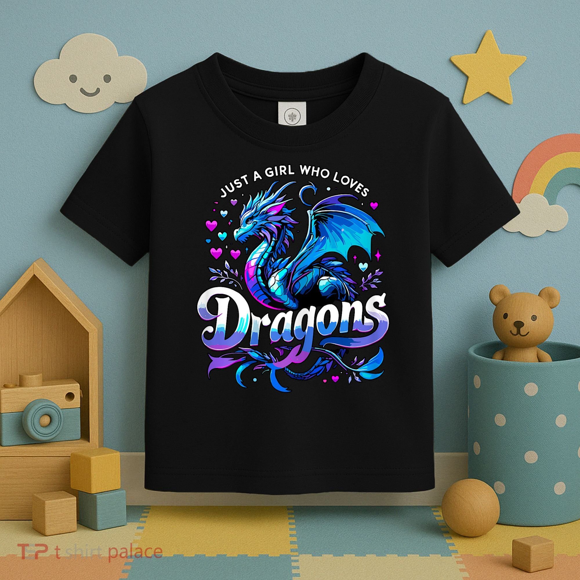 Just A Girl Who Loves Dragons Toddler T-Shirt