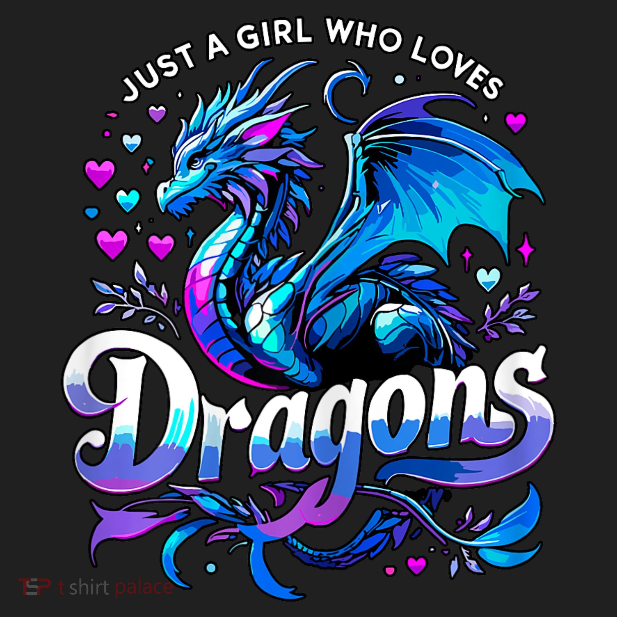 Just A Girl Who Loves Dragons Kids Long Sleeve Plaid Pajama Set