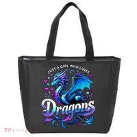 Just A Girl Who Loves Dragons Tote Bag thumb 0