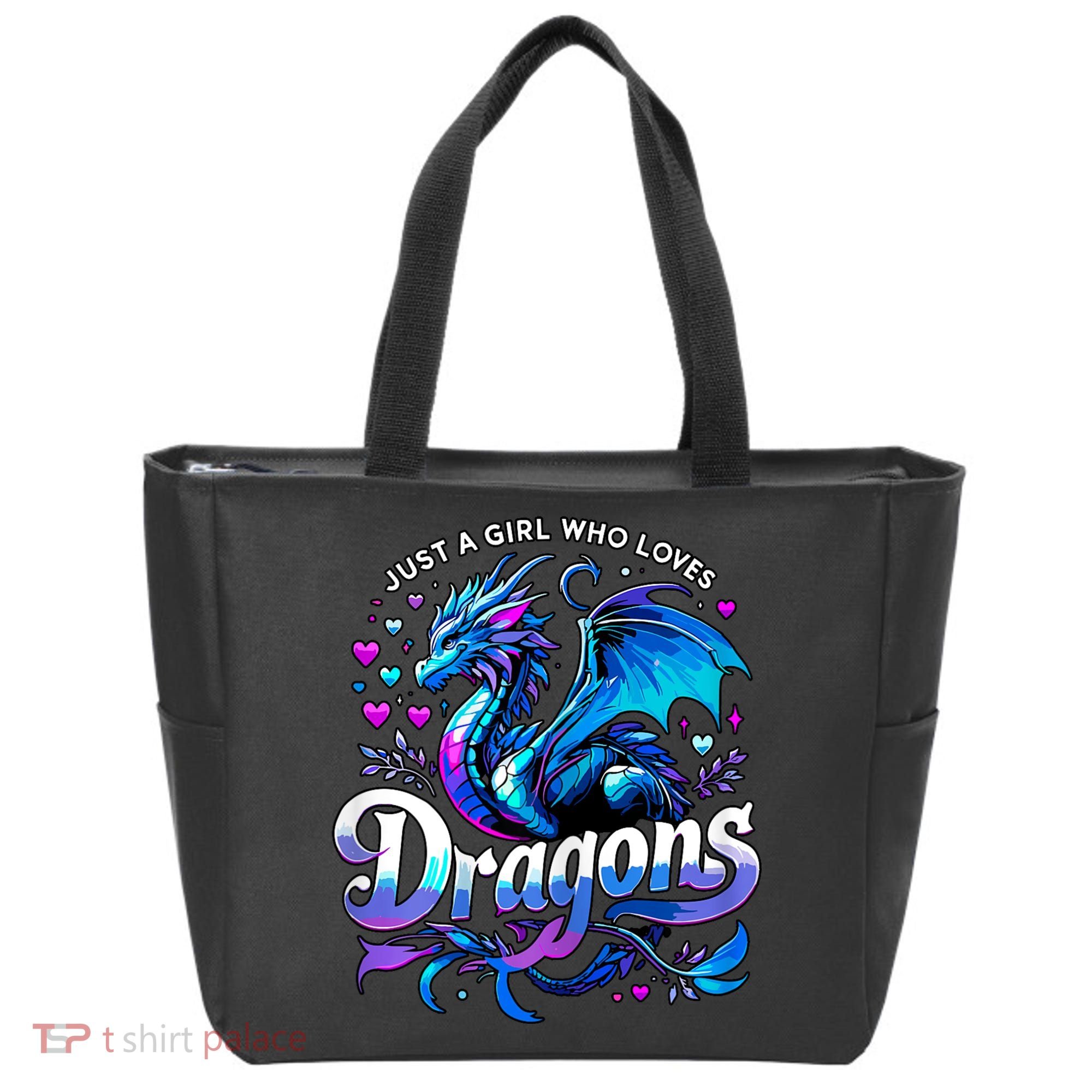 Just A Girl Who Loves Dragons Tote Bag
