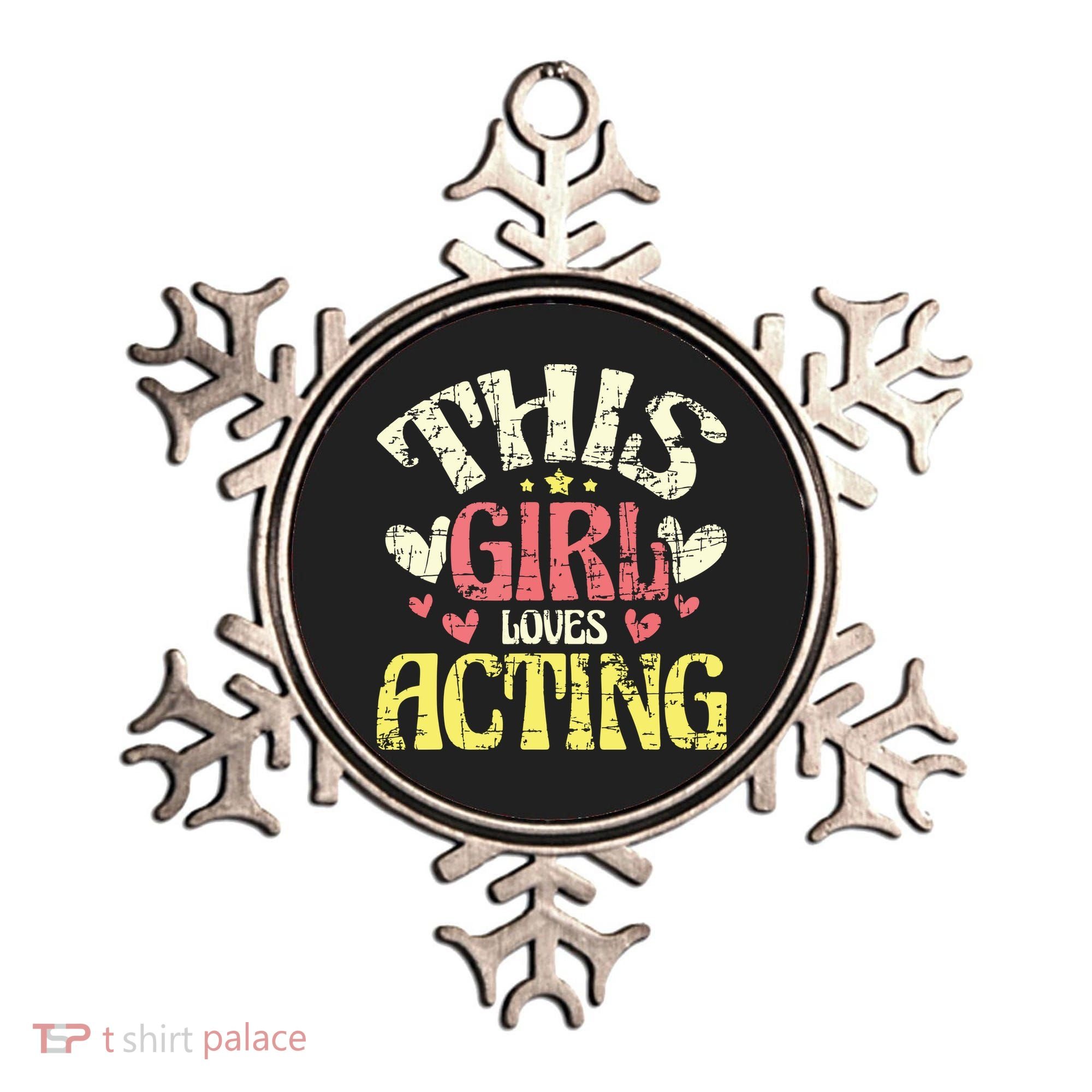 Just A Girl Who Loves Acting Gift Ornament