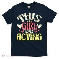Just A Girl Who Loves Acting Gift T-Shirt thumb 0