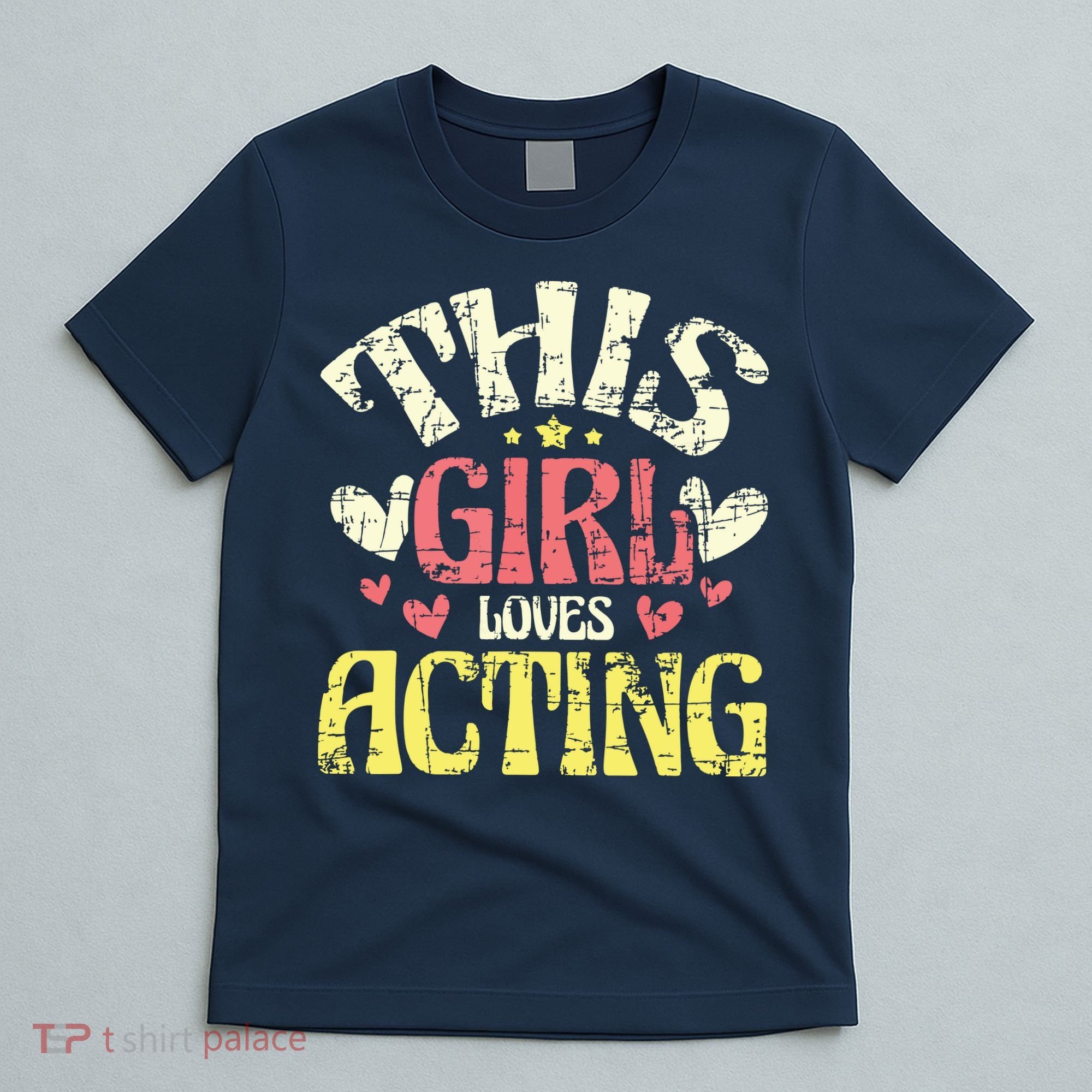 Just A Girl Who Loves Acting Gift T-Shirt