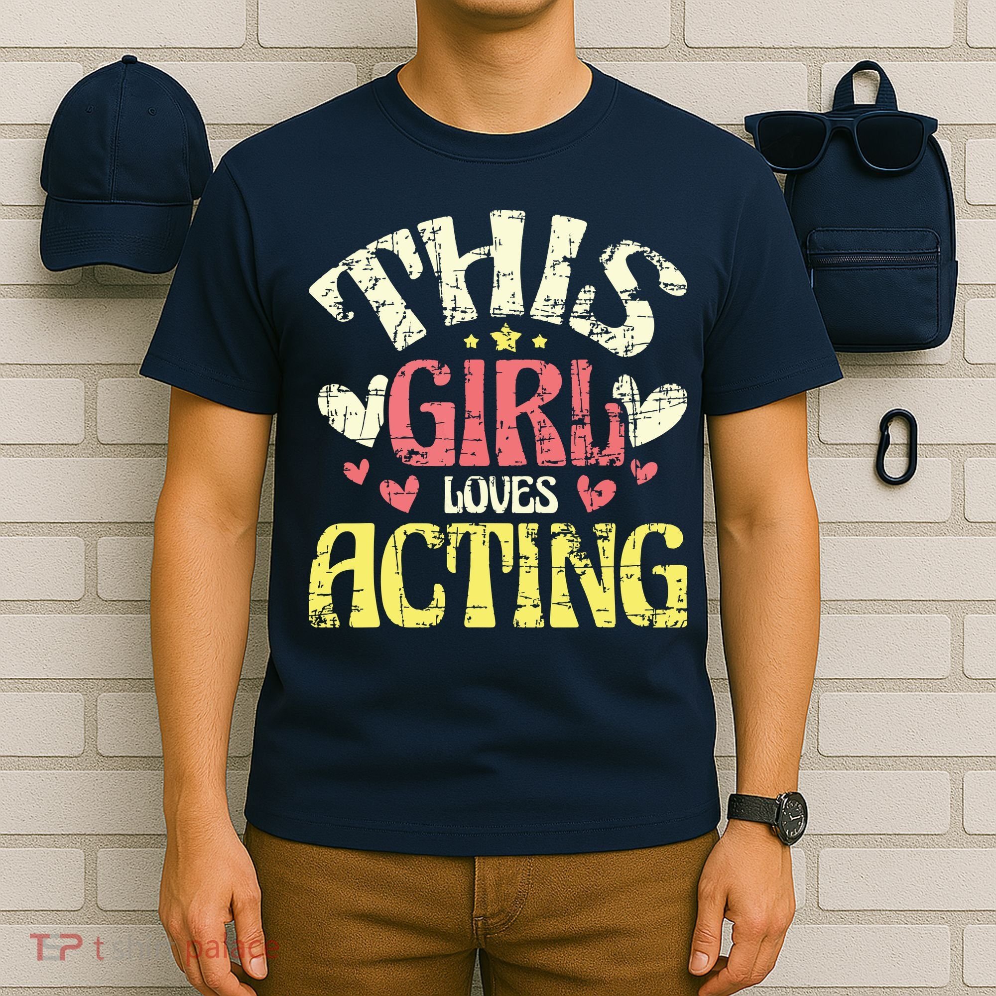 Just A Girl Who Loves Acting Gift T-Shirt