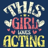 Just A Girl Who Loves Acting Gift Women's Hoodie thumb 2
