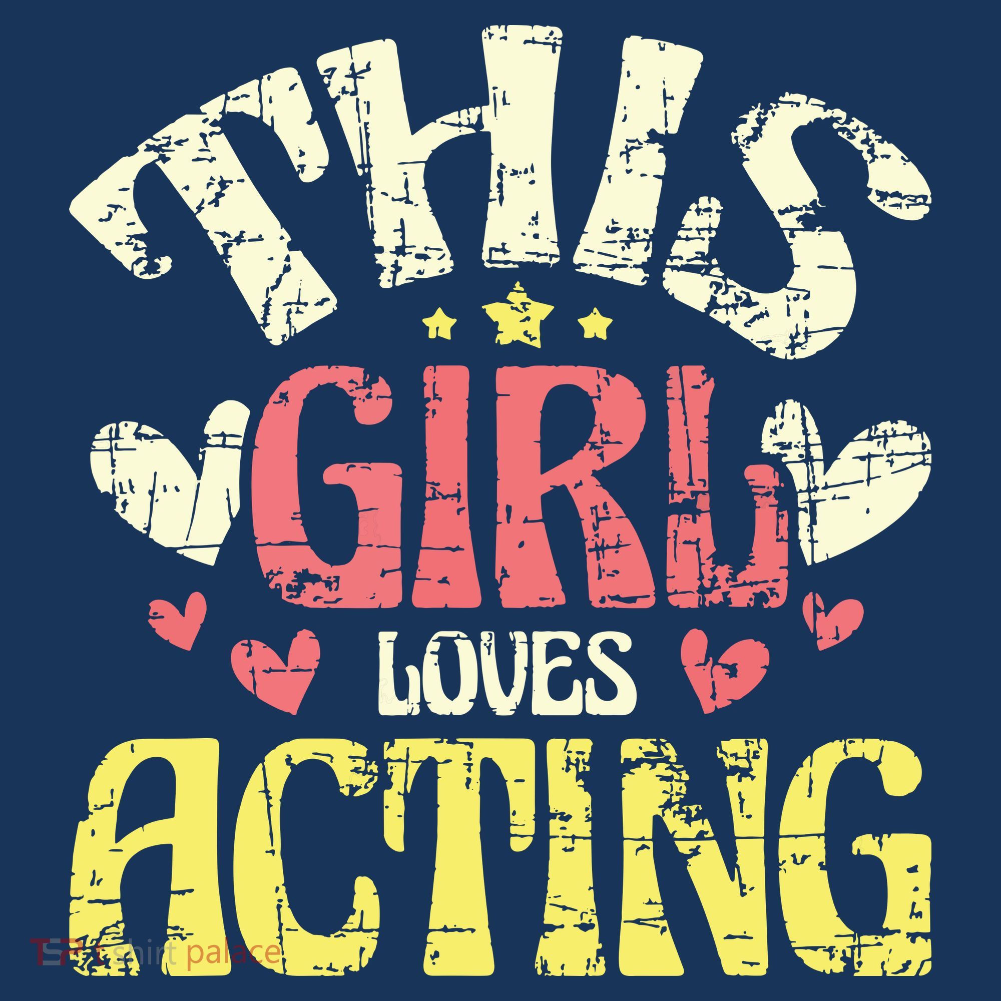 Just A Girl Who Loves Acting Gift Visor