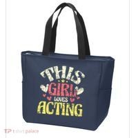 Just A Girl Who Loves Acting Gift Tote Bag thumb 3