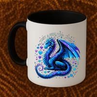 Just A Girl Who Loves Dragons Coffee Mug thumb 2
