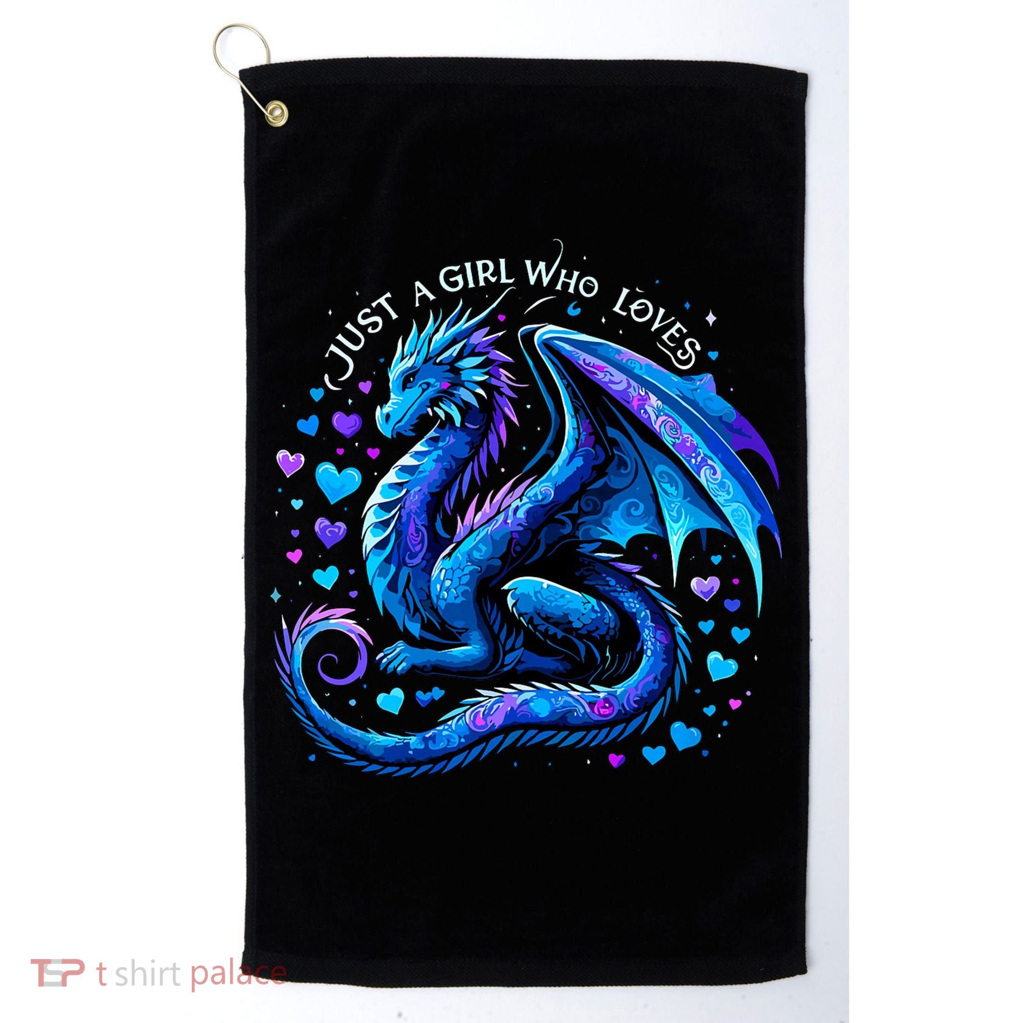 Just A Girl Who Loves Dragons Golf Towel