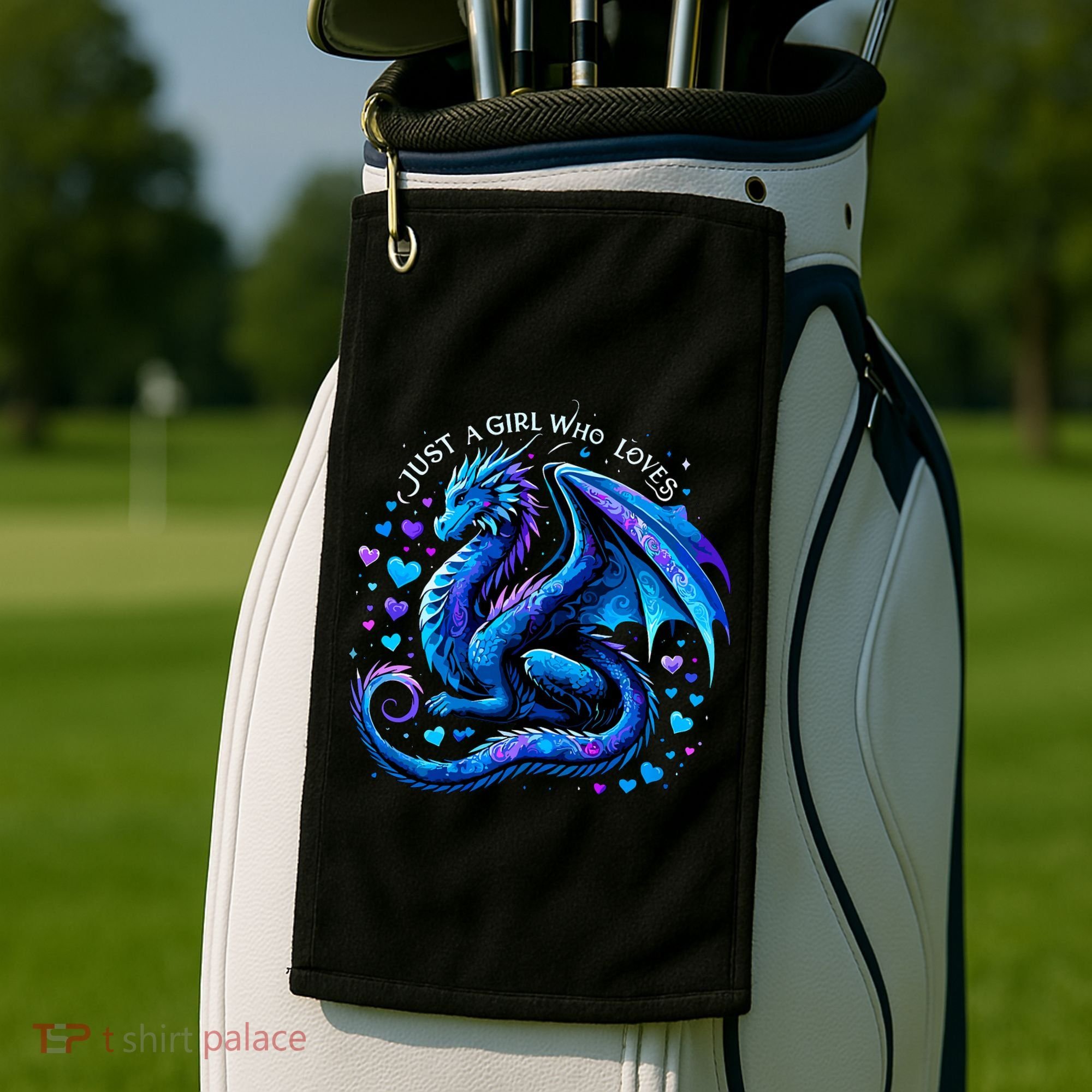 Just A Girl Who Loves Dragons Golf Towel