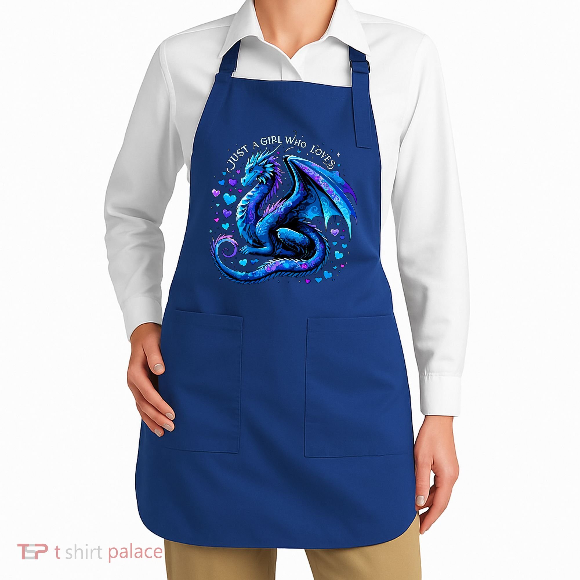Just A Girl Who Loves Dragons Apron