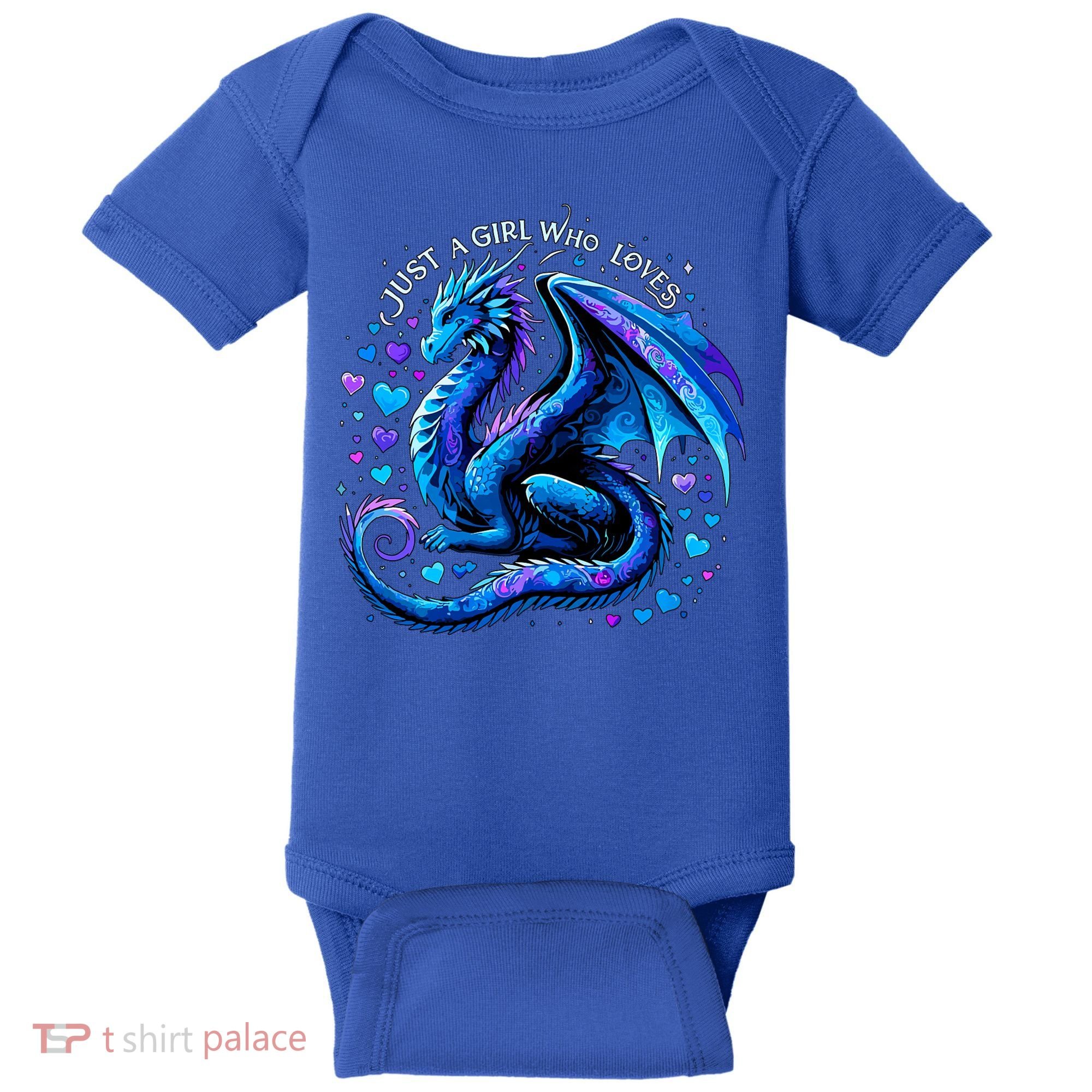 Just A Girl Who Loves Dragons Baby Bodysuit