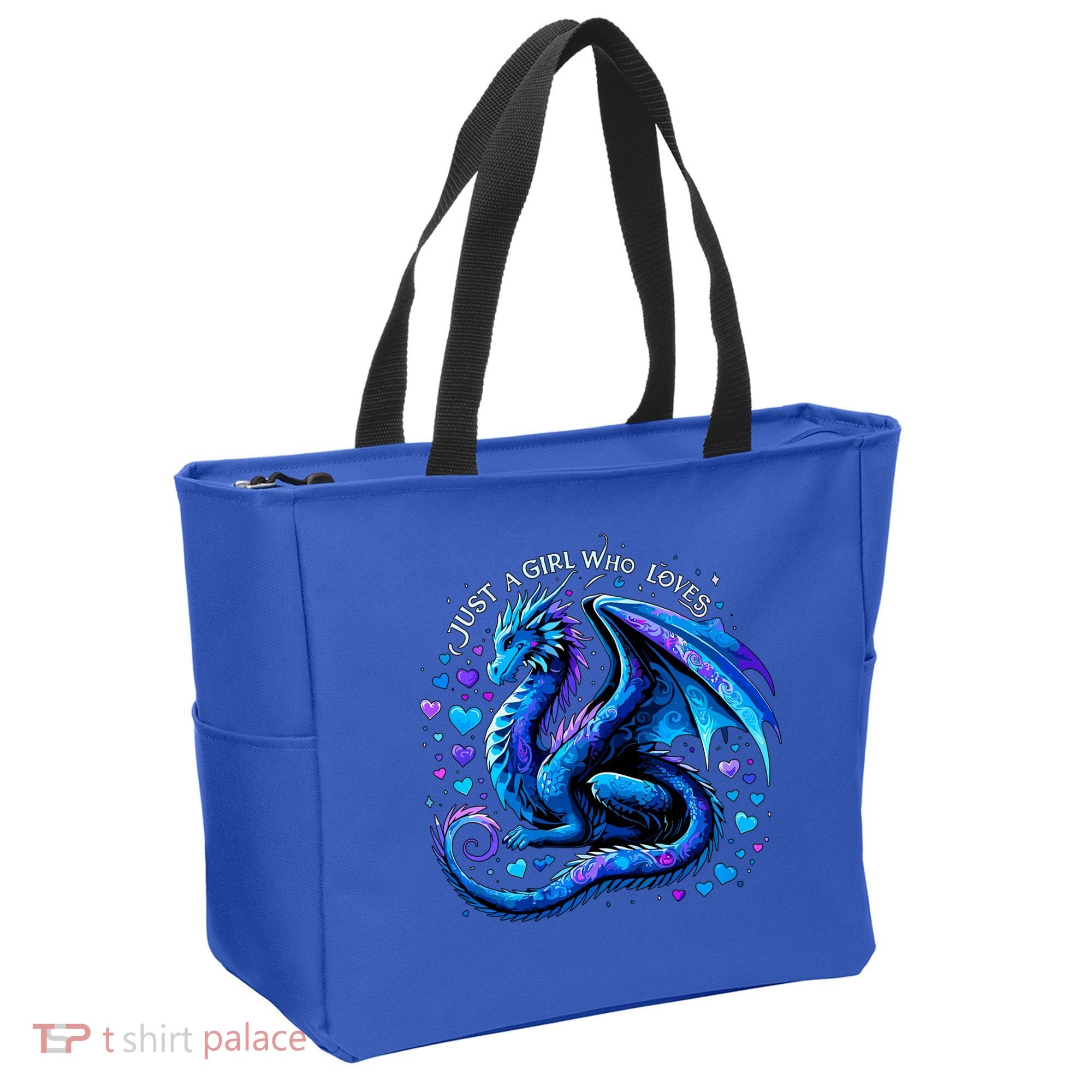 Just A Girl Who Loves Dragons Tote Bag