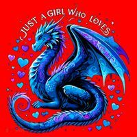 Just A Girl Who Loves Dragons Santa Hat thumb 1
