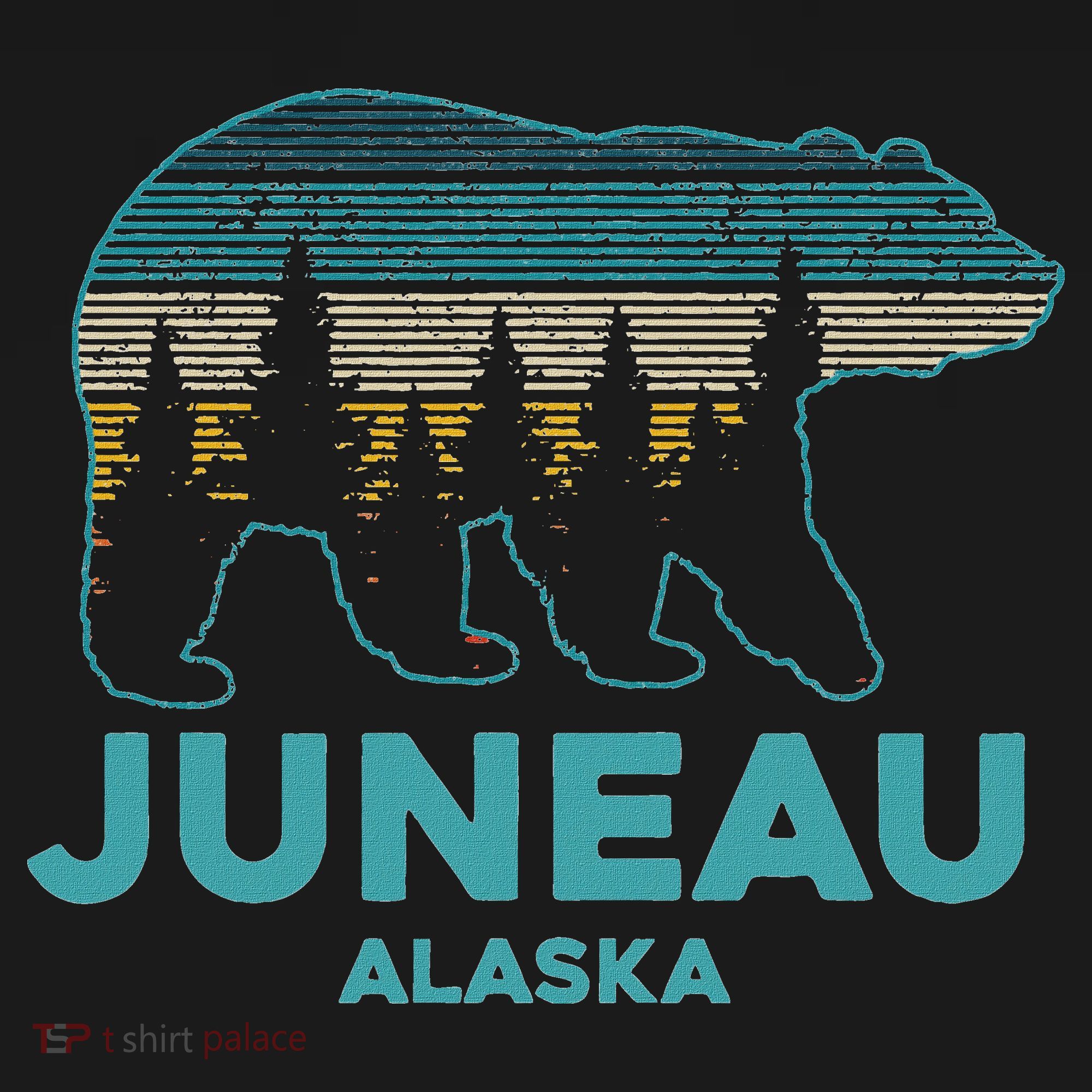 Juneau Alaska Grizzly Bear Souvenir Button