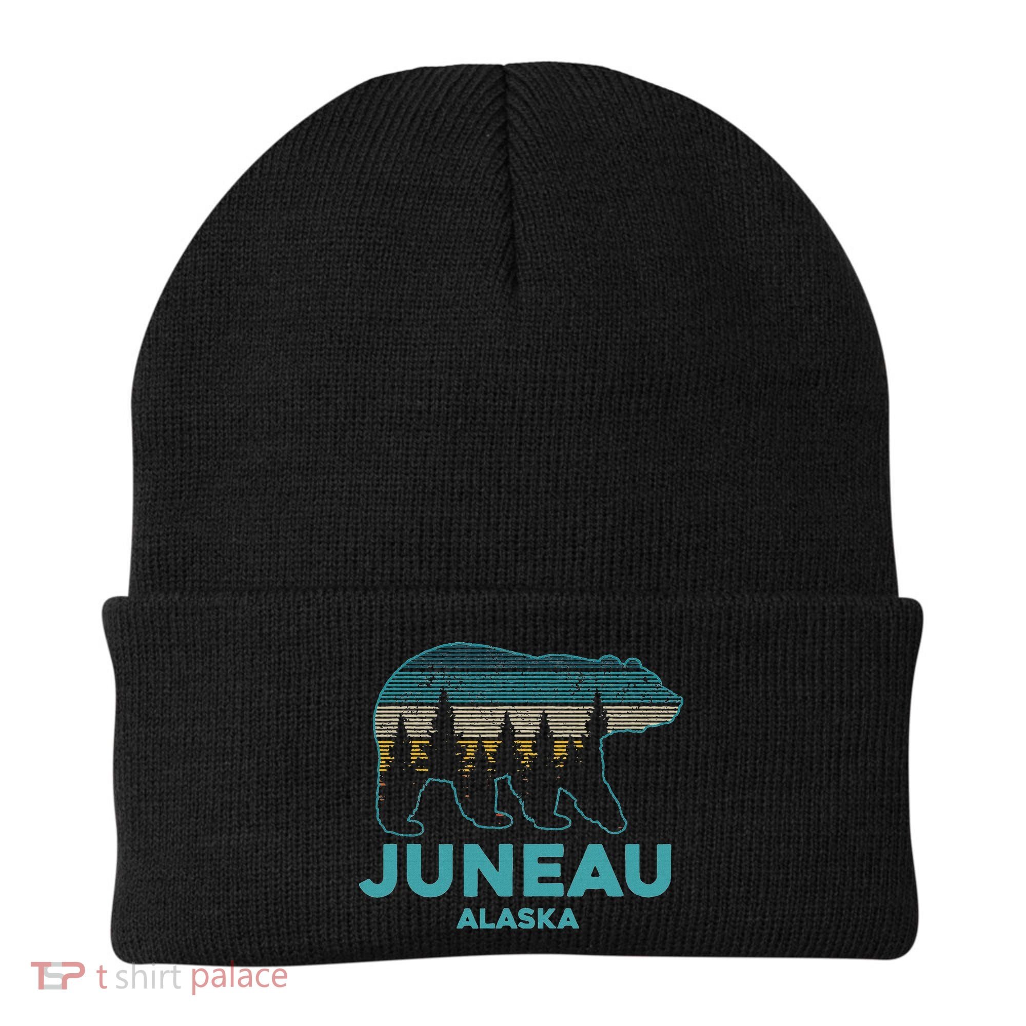 Juneau Alaska Grizzly Bear Souvenir Beanie
