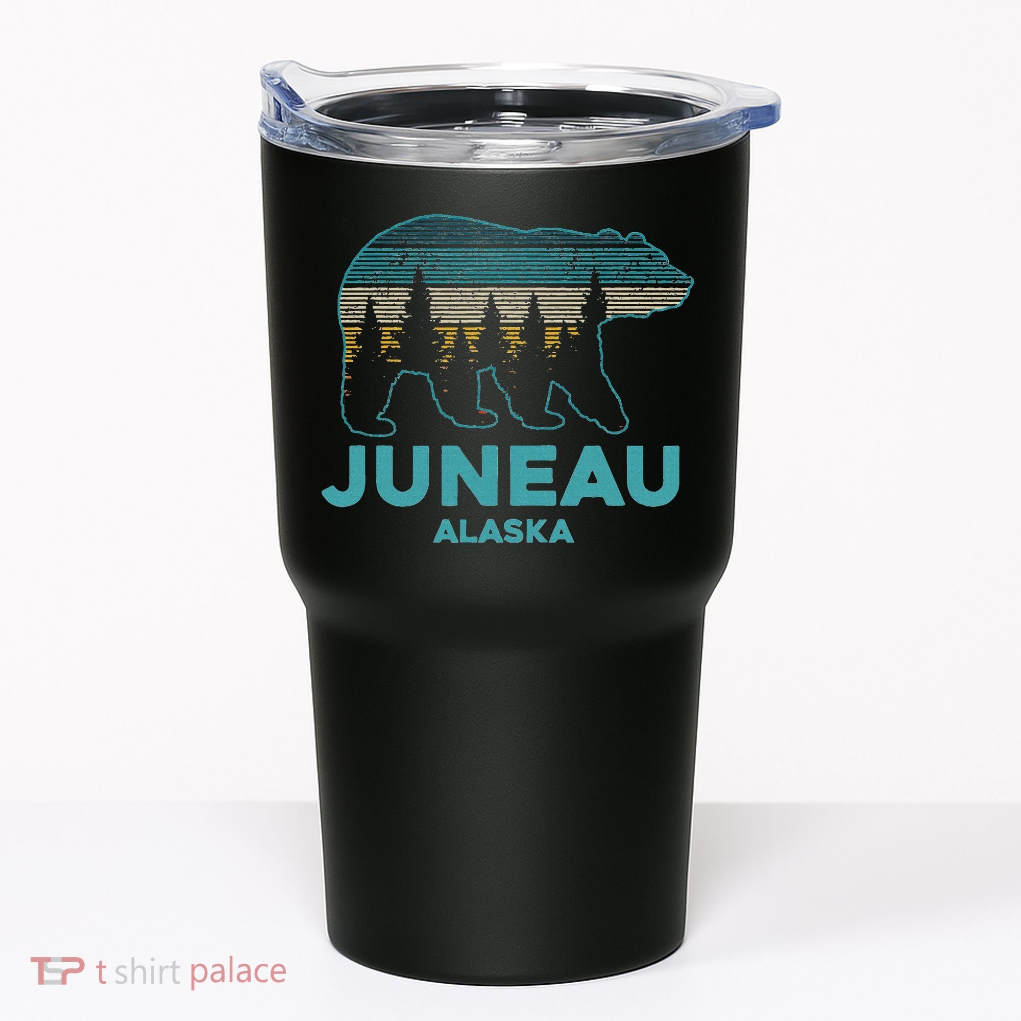 Juneau Alaska Grizzly Bear Souvenir Tumbler