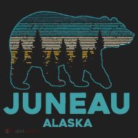 Juneau Alaska Grizzly Bear Souvenir Tumbler thumb 3
