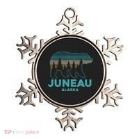 Juneau Alaska Grizzly Bear Souvenir Ornament thumb 0