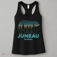 Juneau Alaska Grizzly Bear Souvenir Women's Tank Top thumb 3
