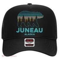 Juneau Alaska Grizzly Bear Souvenir Hat thumb 0