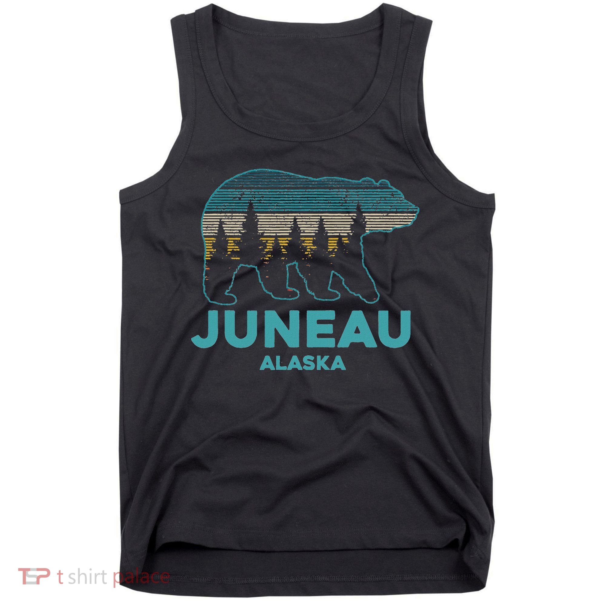 Juneau Alaska Grizzly Bear Souvenir Tank Top