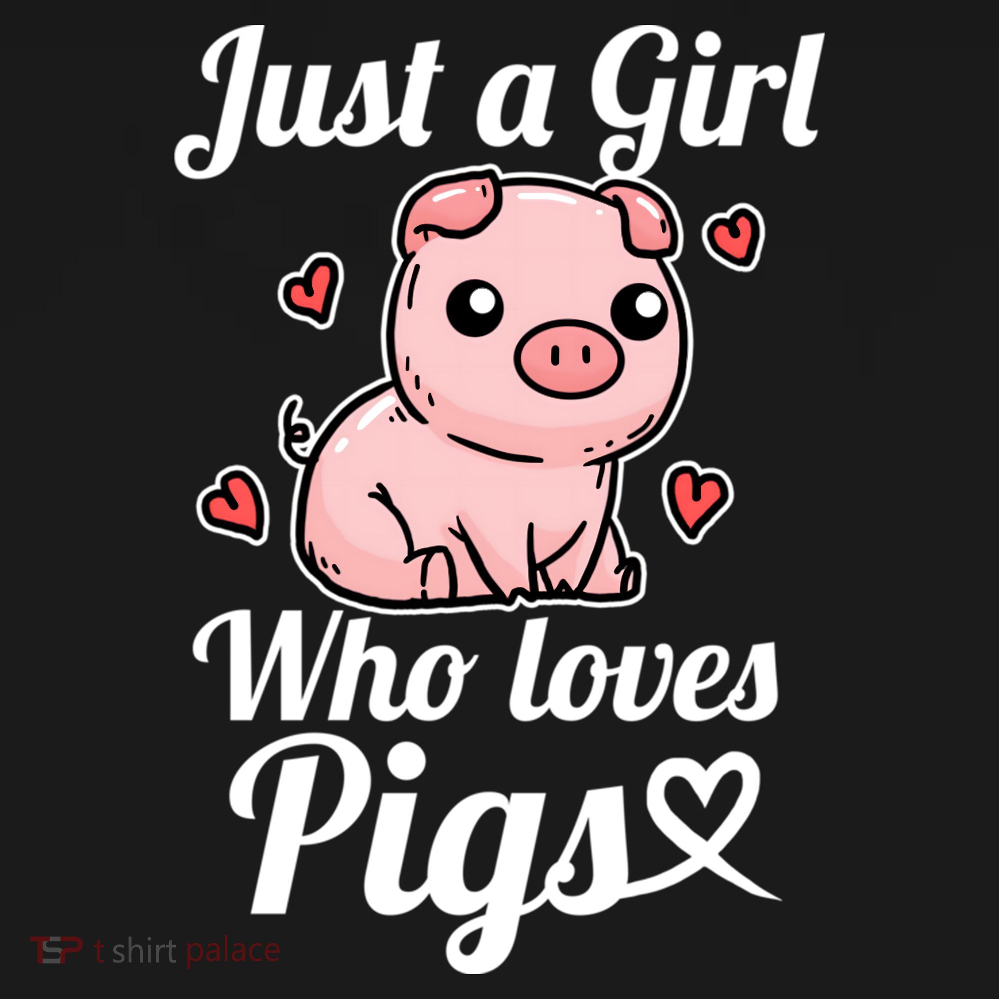 Just A Girl Who Loves Pigs Cute Pig Costume Great Gift Women's Hoodie
