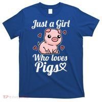 Just A Girl Who Loves Pigs Cute Pig Costume Great Gift T-Shirt thumb 0